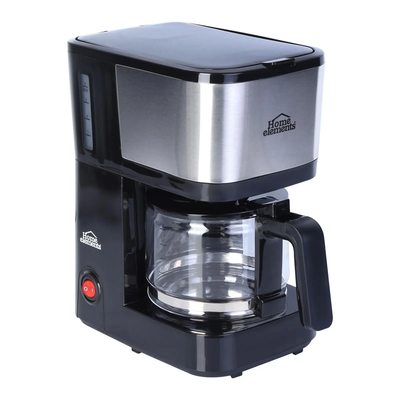 Cafetera Home Elements en Acero Inoxidable de 6 Tazas