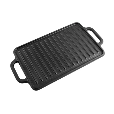 Plancha Reversible para Asar de Hierro Fundido Victoria 33 X 21 Cm