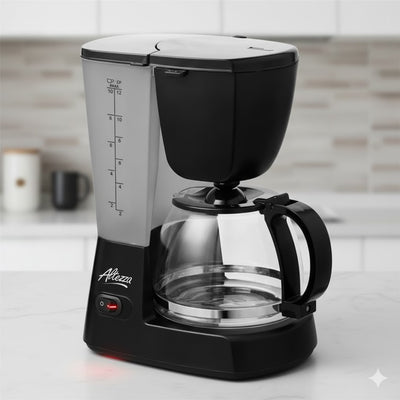 Cafetera Eléctrica Altezza de 12 Tazas Negra ACM-5309BL
