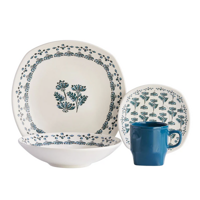 Vajilla Corona Sylvian 4 Puestos 16 Piezas VL165H040116