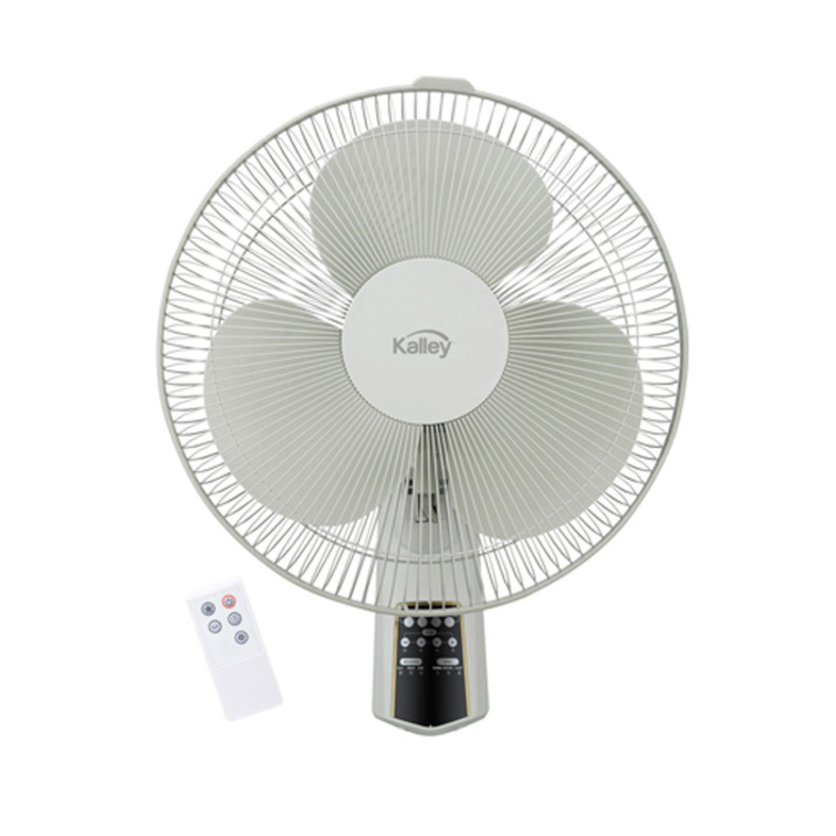 Ventilador Kalley de Pared 16" Blanco Con Control