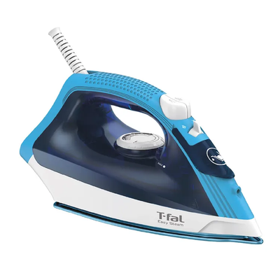 Plancha T-fal a Vapor Easy Antiadherente Azul Oscuro
