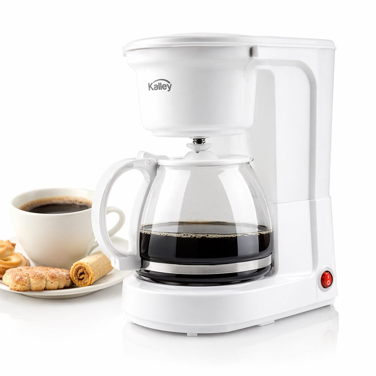 Cafetera Basica Kalley de 8 Tazas Blanca K-CM100K