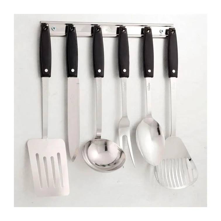 Set de Utensilios de Cocina X6 Piezas Incametal Con Soporte I20980