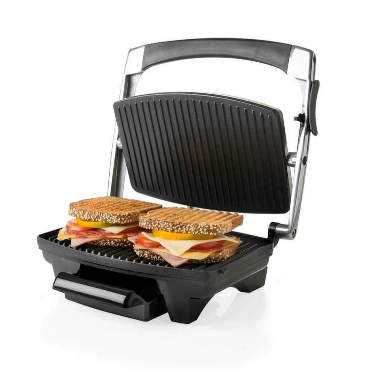 Asador Panini Grill Kalley De 2 Puestos K-SG100
