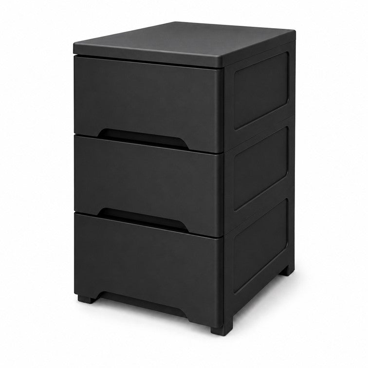 Cajonero Portofino Armaty de 3 Gavetas Color Negro