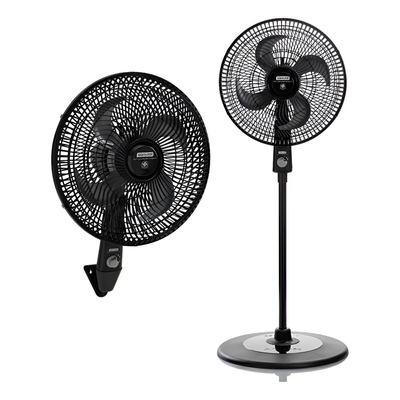 Ventilador Samurai Air Protec Maxx 2 en 1 de 16 Pulgadas Negro