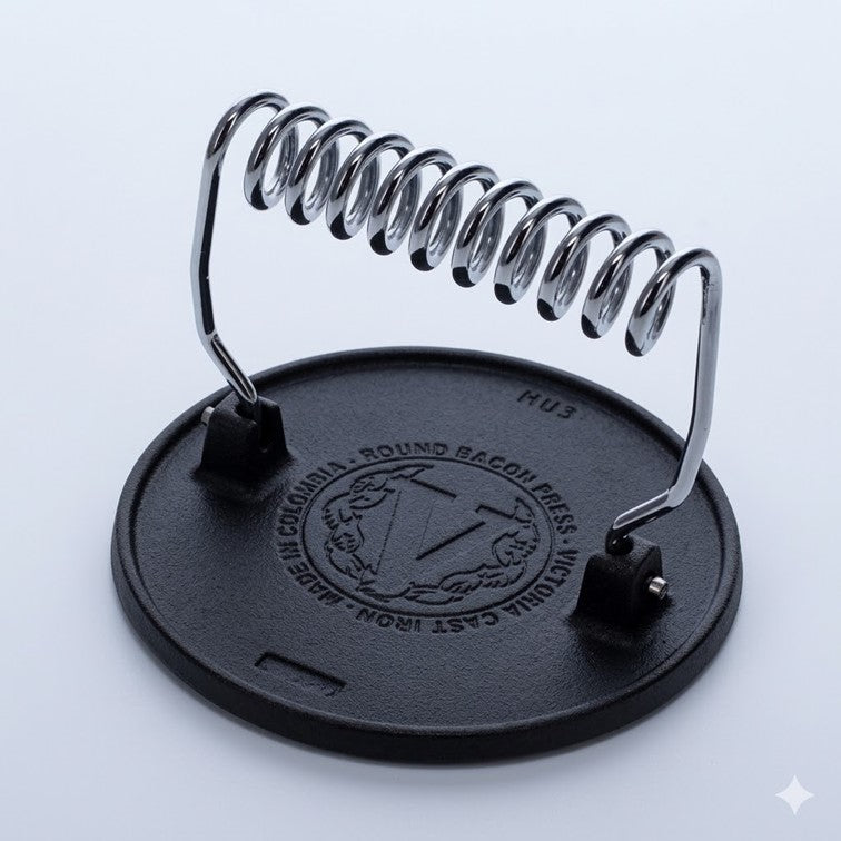 Prensa Para Hamburguesas Hierro Fundido Victoria de 16,5 Cm 36843
