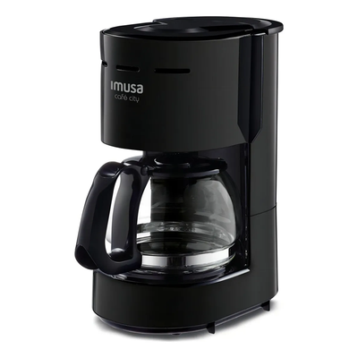 Cafetera Imusa de Filtro Café City 6 Tazas Negra 8000035657