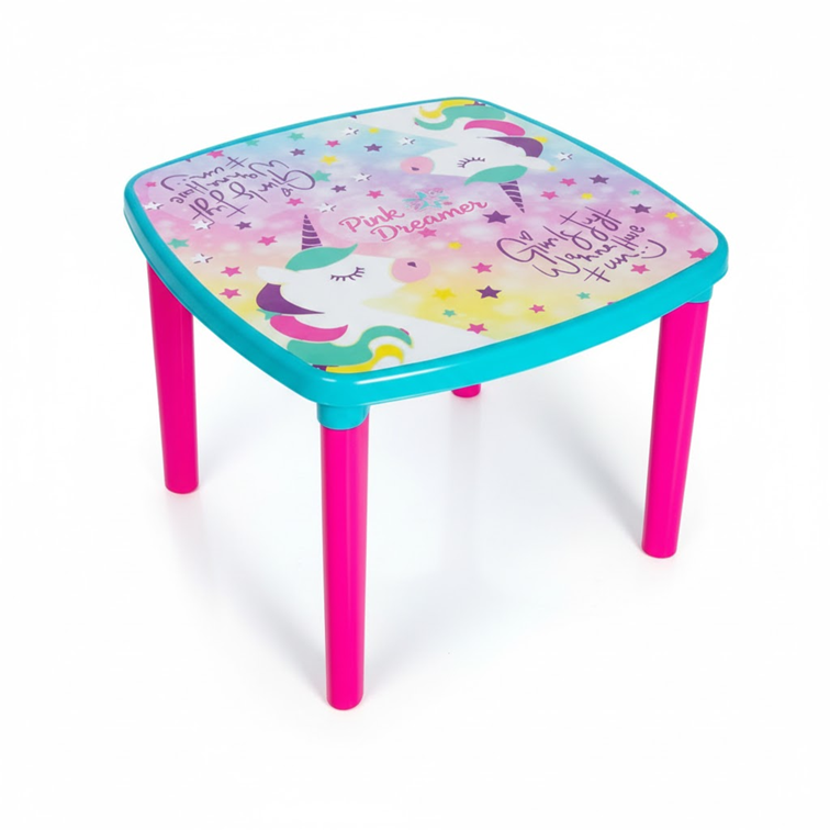 Mesa Infantil Armaty Decorada Unicornio