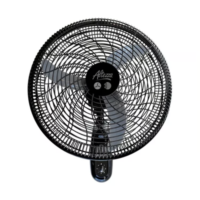 Ventilador Altezza Basic de Pared Motor Bujes Malla plástica Negro