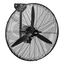 Ventilador Industrial de Pared Kalley de 24" Negro K-VAP24W