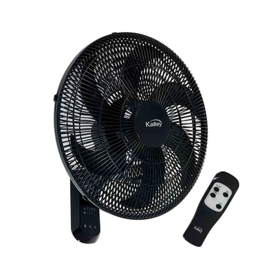 Ventilador Kalley de Pared de 18" Con Control Negro K-VPN