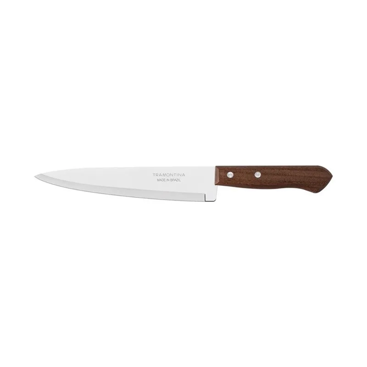Cuchillo Tramontina de 9 " Cacha de Madera 22902/009