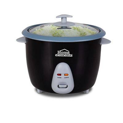 Olla Arrocera Home Elements de 1,0 Libra Negra HEAR-10N