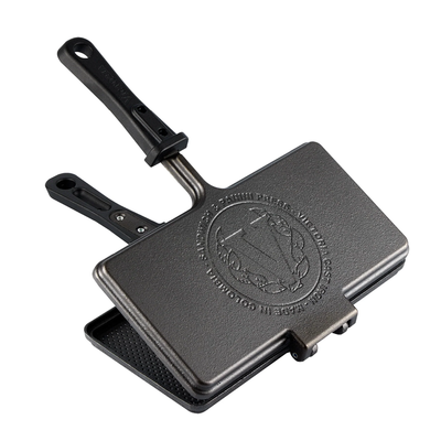 Sanduchera Doble de Hierro Fundido Curada Victoria de 27 Cm 32784