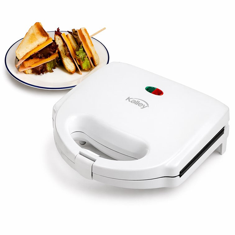 Sanduchera Kalley de 2 Puestos Blanca K-SM101