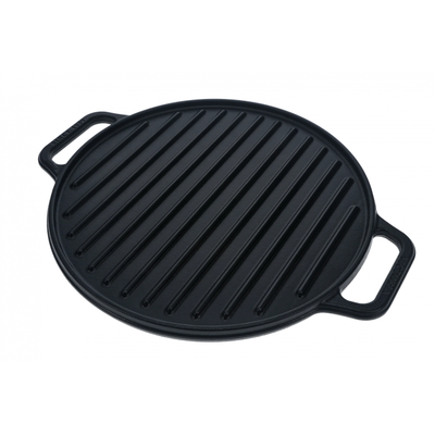 Plancha Para Asar Redonda de Hierro Fundido Victoria 32 Cm