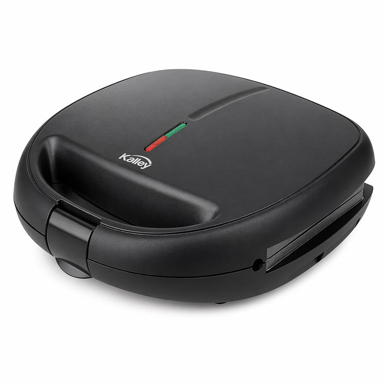 Sanduchera Kalley 3 en 1 - Platos intercambiables Negro K-SM3