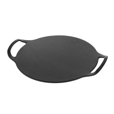 Plancha de Hierro Fundido Victoria Para Pizza Doble Asa 38 Cm