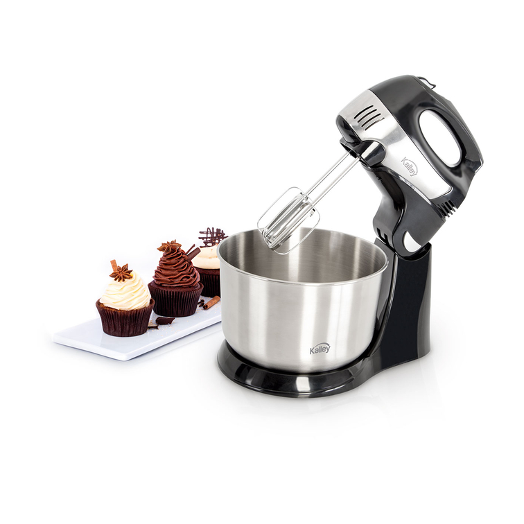 Batidora de Pedestal Kalley de 3.8 Litros Negro K-MBME300