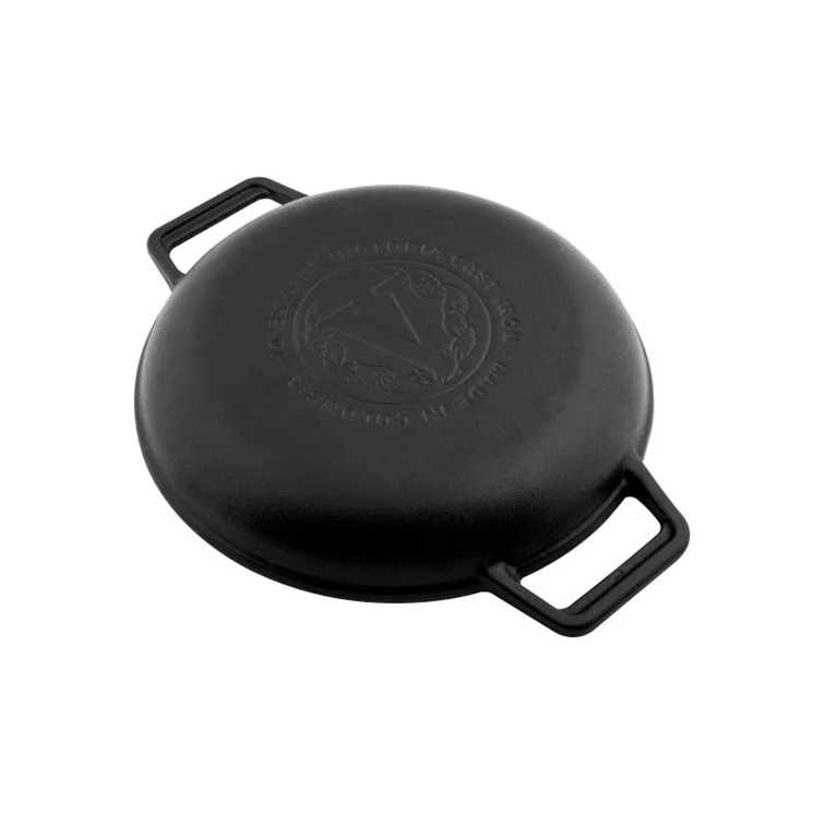 Sartén Con Venas de Hierro Fundido Victoria de Doble Asa 25 Cm 34320