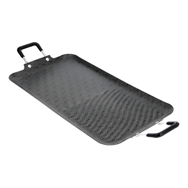 Plancha Doble Antiadherente Con Venas Imusa 50x27 Cm 5861022640