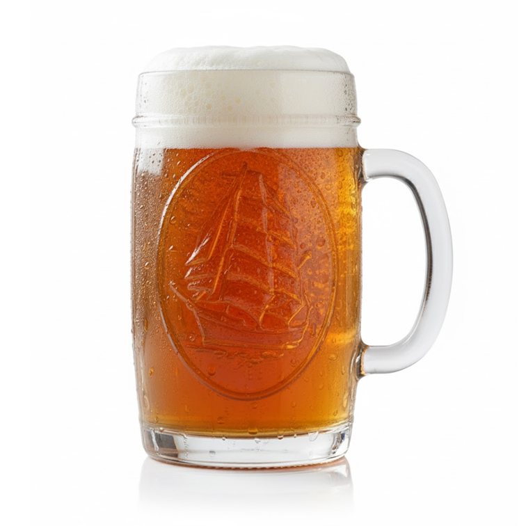 Set X4 Unidades Jarro Velero Cervecero Cristar 0815AL32