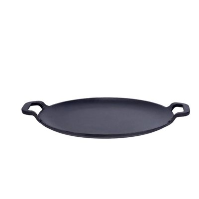 Plancha Para Pizza de Hierro Fundido Victoria de Doble Asa 25 Cm