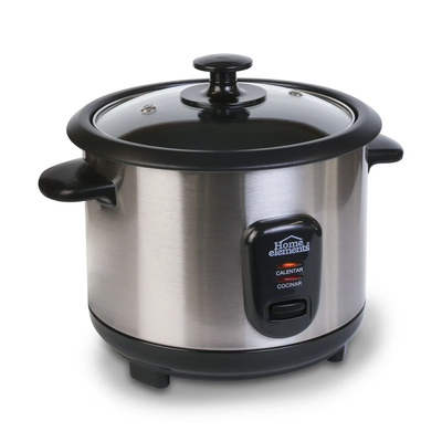 Olla Arrocera Home Elements de 1.0 L en Acero Inoxidable HEAR-10SS