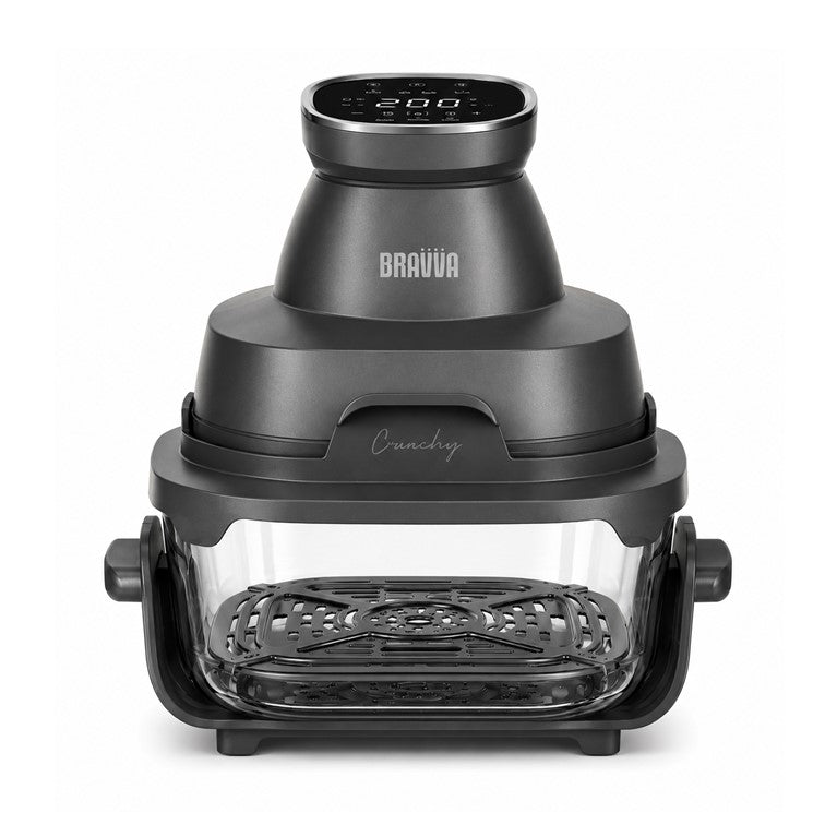 Freidora de Aire BRAVVA Crunchy Doble Taza de 2 y 4 Litros VV001