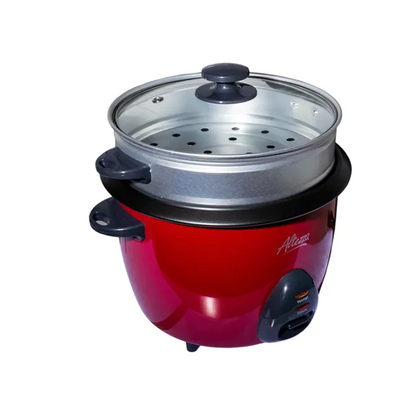 Olla Arrocera Altezza con Vaporera de 1,8 Libras Rojo