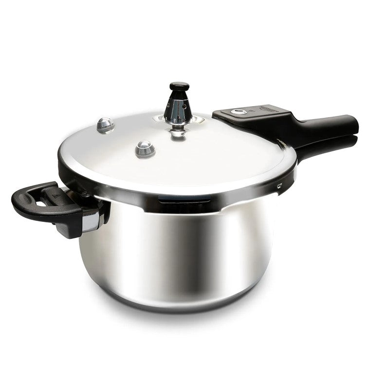 Olla a Presión Home Elements de 5.6 Litros en Acero Inoxidable HEOP56LSS