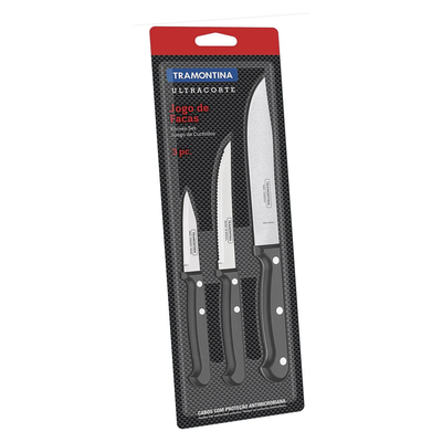 Set de Cuchillos Tramontina 3 Piezas Ultracorte 23899/051