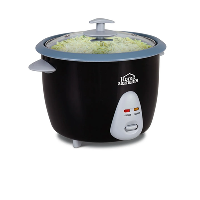 Olla Arrocera Home Elements de 1,0 Libra Negra HEAR-10N