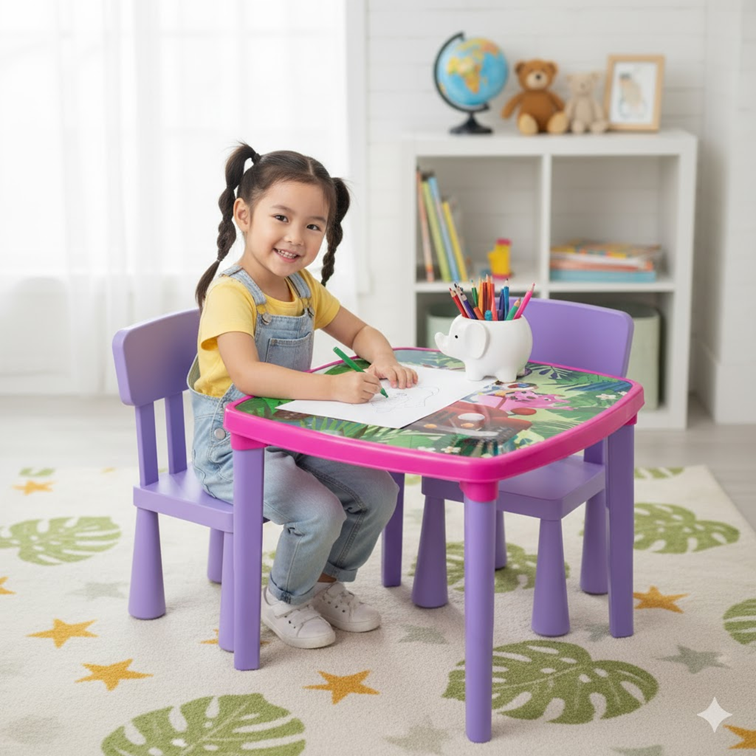Mesa Infantil Armaty Decorada Safari