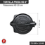 Pataconera Heavy Duty de Hierro Fundido Victoria 20 Cm