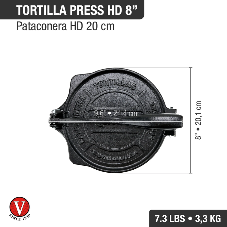 Pataconera Heavy Duty de Hierro Fundido Victoria 20 Cm