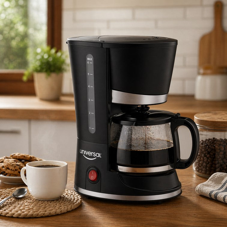 Cafetera Eléctrica Universal de 6 Tazas L65660