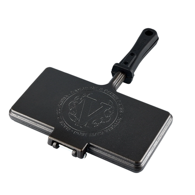 Sanduchera Doble de Hierro Fundido Curada Victoria de 27 Cm 32784