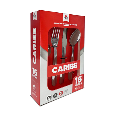 Set de cubiertos North Caribe de 16 Piezas 1403