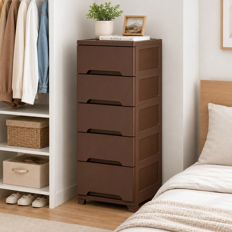 Cajonero Portofino Armaty de 5 Gavetas Color Wengue
