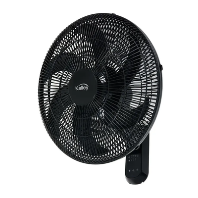 Ventilador Kalley de Pared de 18" Con Control Negro K-VPN