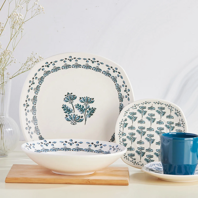 Vajilla Corona Sylvian 4 Puestos 16 Piezas VL165H040116