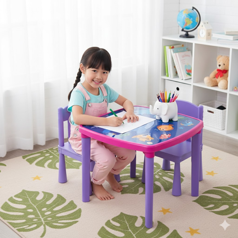 Mesa Infantil Armaty Decorada Océano