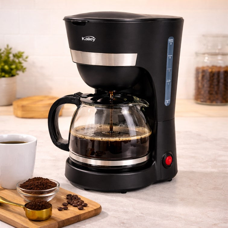 Cafetera Basica Kalley de 10 Tazas Negro K-CN10