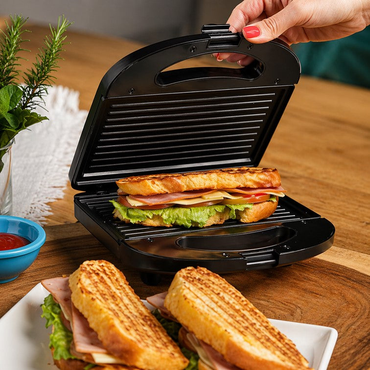 Sanduchera Kalley Panini Grill Negro K-SMP200N