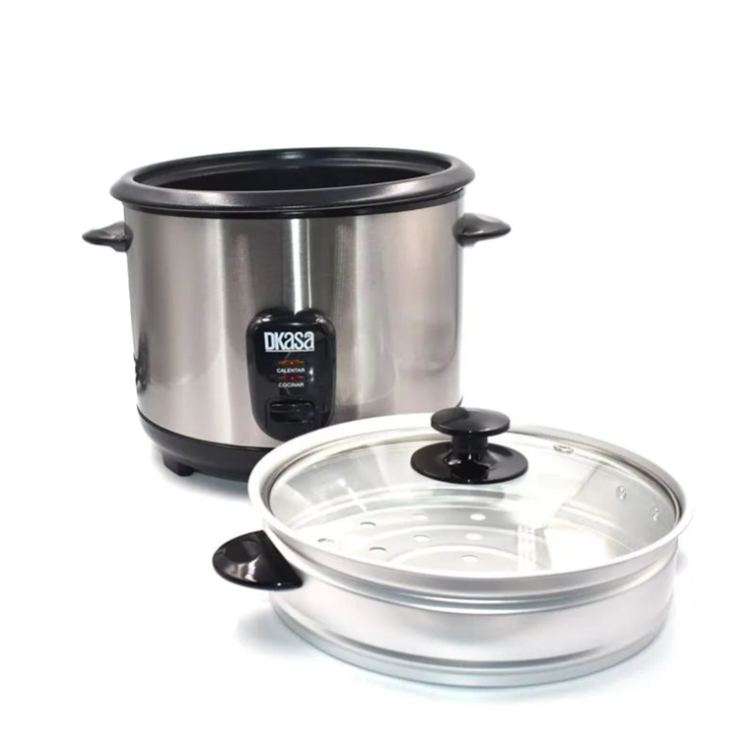 Olla Arrocera Dkasa de 1.8 libras en Acero Inoxidable RC-AL1.8