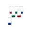 Set X6 Unidades de Vasos Toledo Bebidas Cristar 0463CF6SC20