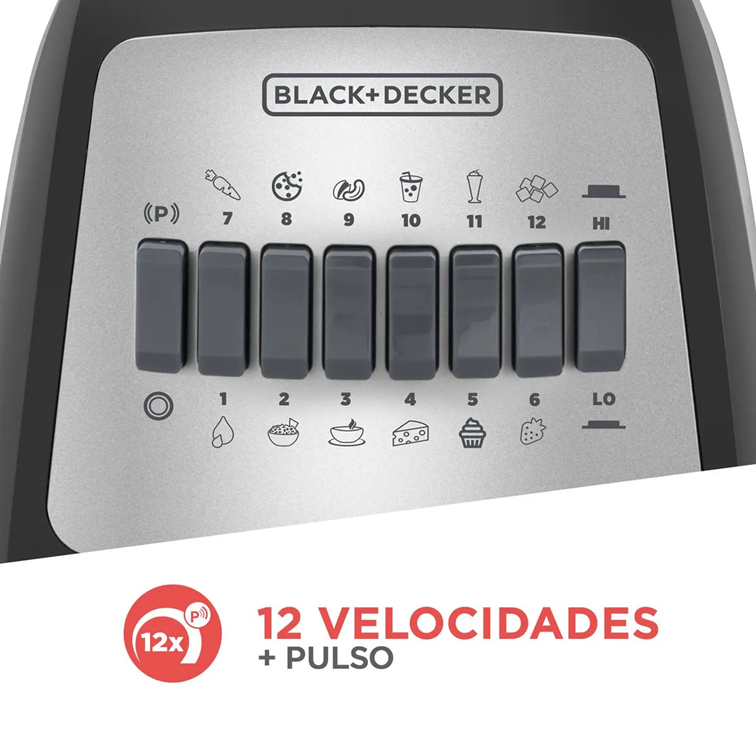Licuadora DuraPro de 10 Velocidades Black + Decker
